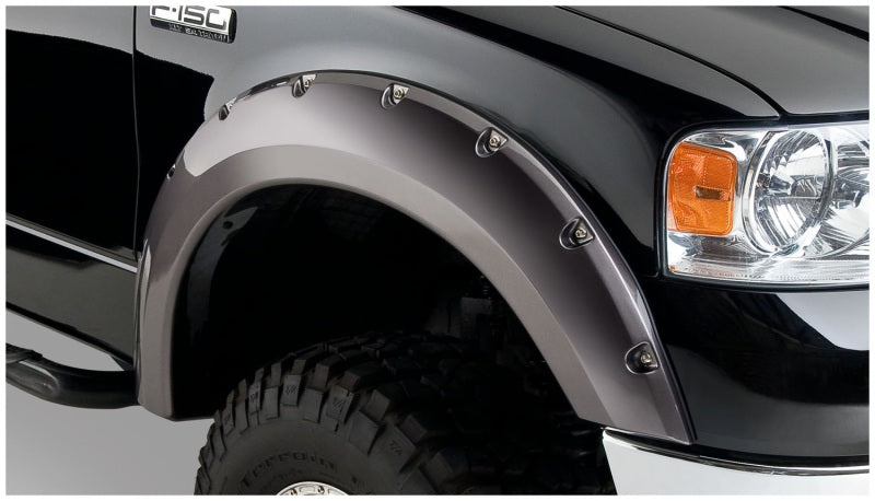 Bushwacker 04-08 Ford F-150 Pocket Style Flares 2pc Black 20053-02