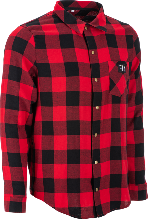 Fly Racing 354-63922X Fly Tek Flannel Red/Black 2X