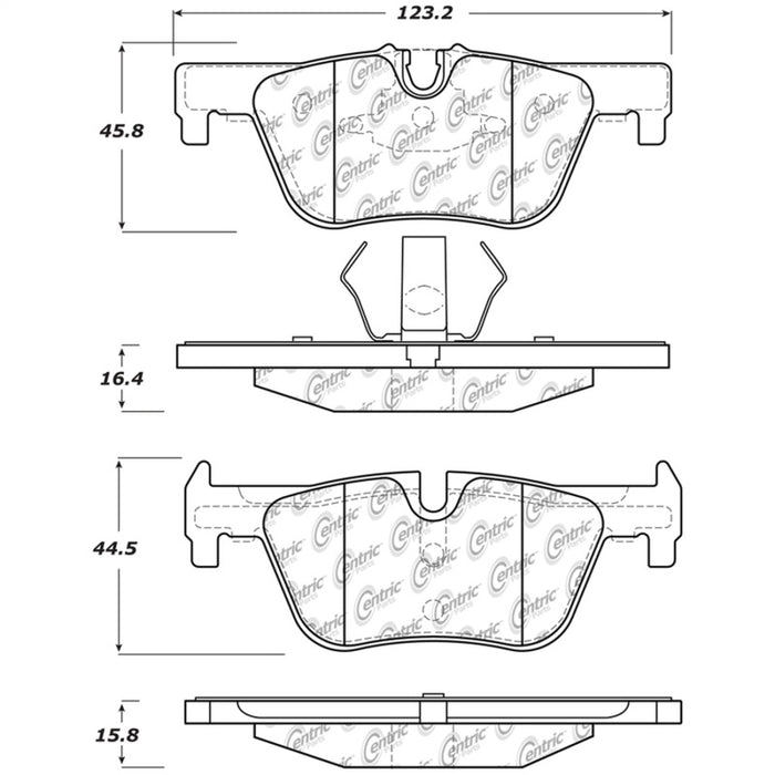 StopTech Street Touring Brake Pads 308.1613