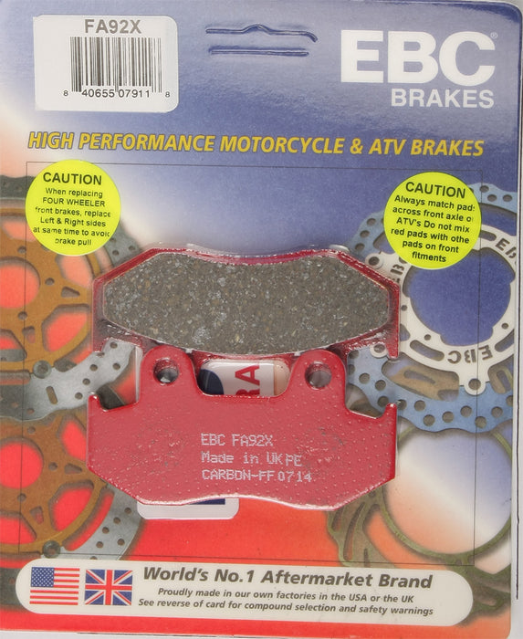 EBC Brakes FA92X Disc Brake Pad Set