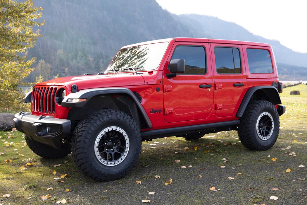 Rough Country Wf1 Fender Flares compatible with Jeep Wrangler Jl 4Wd (2018-2023) A-J01822