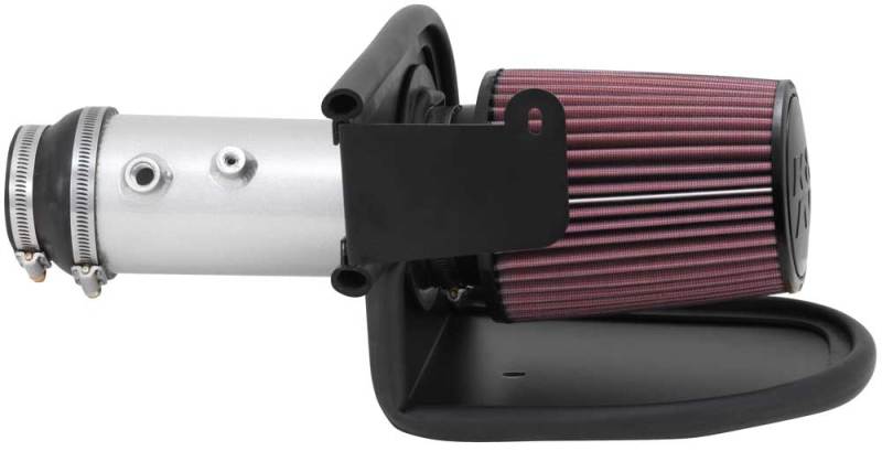 K&N 13-14 Honda Accord 3.5L V6 69 Series Typhoon Air Intake System Silver Cold Air Intake Kit 69-1212TS