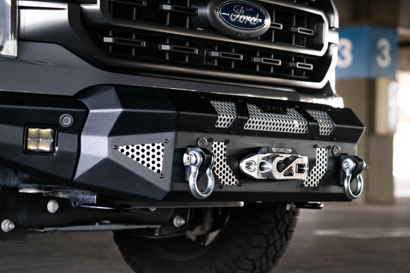 DV8 Offroad 21-22 Ford F-150 MTO Series Winch Front Bumper FBFF1-10