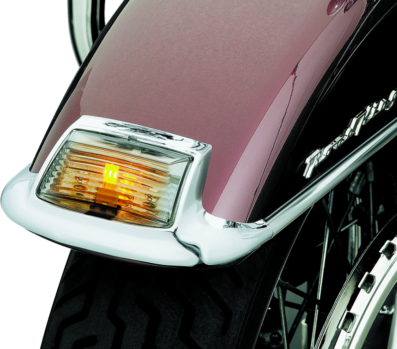 Kuryakyn Front Smoke Fender Tip Lens With LED 4824