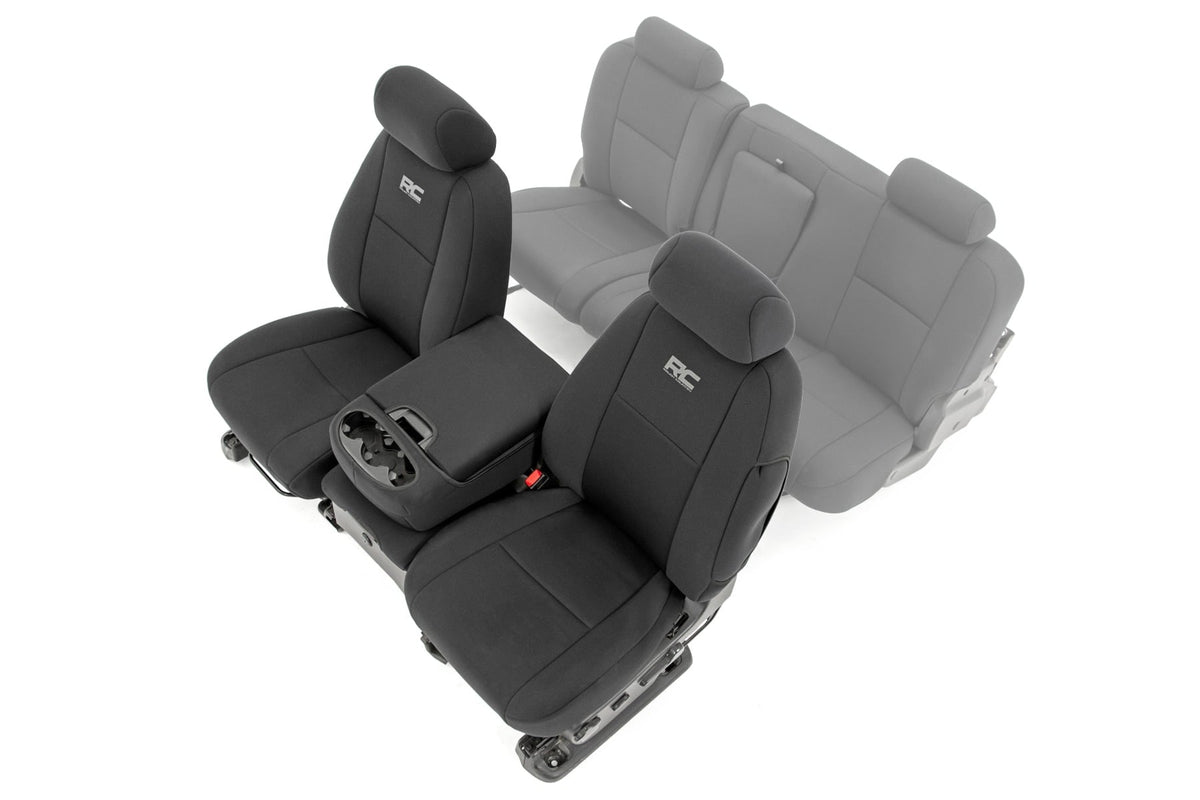 Rough Country Seat Covers Front 40/40/20 Fits Chevy/GMC 1500/2500HD (07-13) 91032