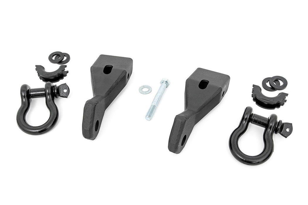 Rough Country Tow Hook Brackets D-Ring Combo Chevy/fits gmc 1500 (07-13) RS156