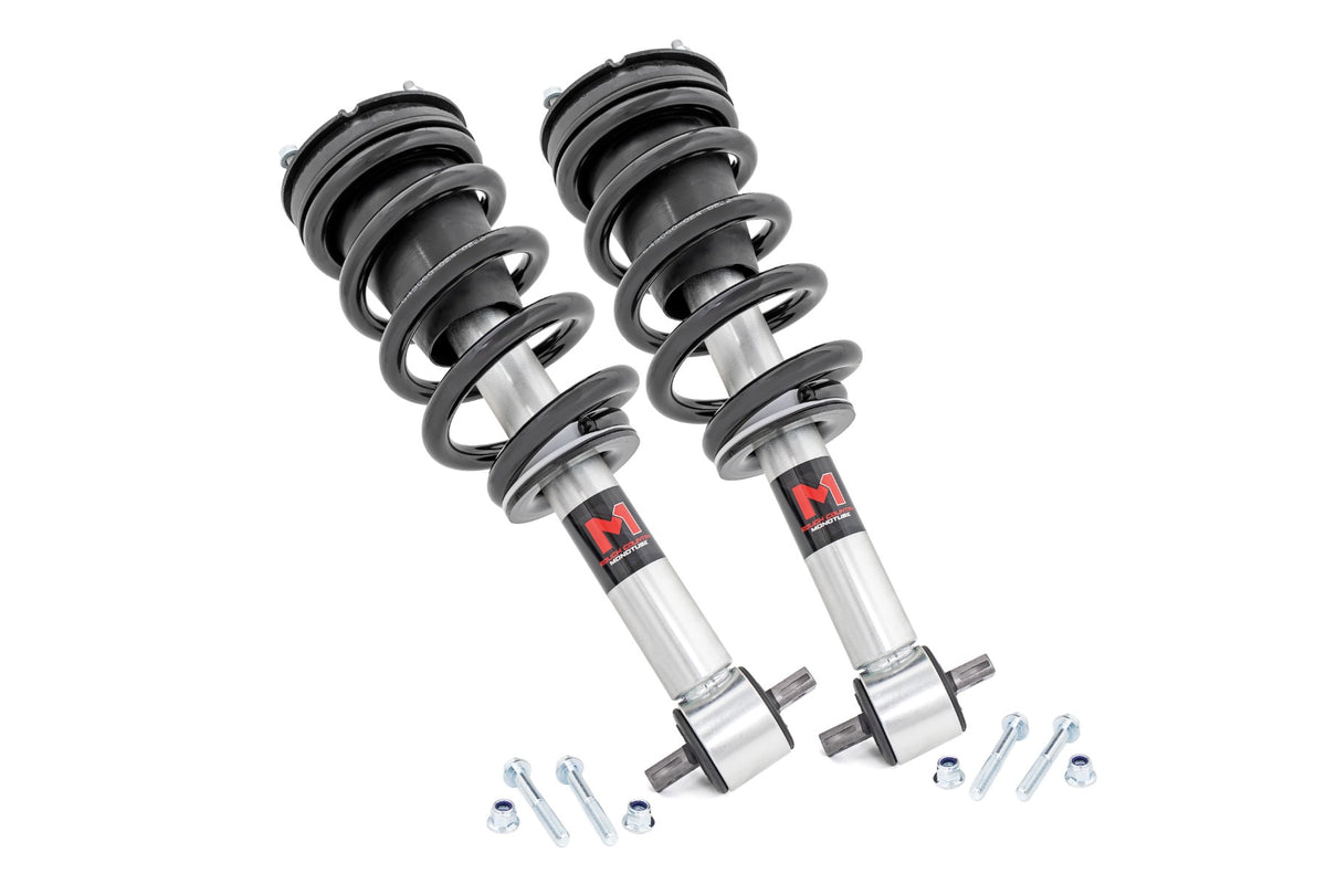 Rough Country M1 Adjustable Leveling Struts Monotube 0-2" Fits Chevy/GMC 1500 Truck/Suv (07-14) 502029