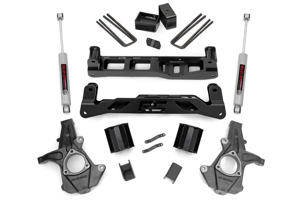 Rough Country 5 Inch Lift Kit Chevy Silverado & fits gmc Sierra 1500 2Wd (2007-2013) 26130