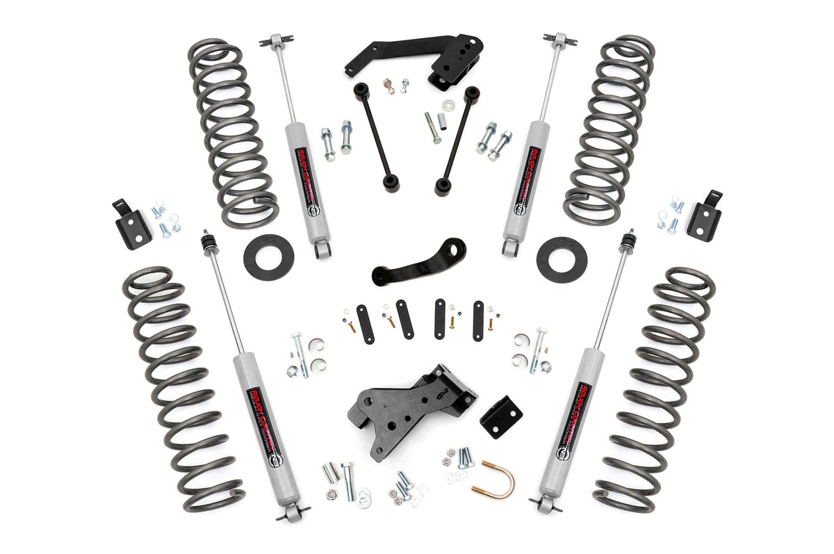 Rough Country 4 Inch Lift Kit Fits Jeep Wrangler Jk 4WD (2007-2018) 68230