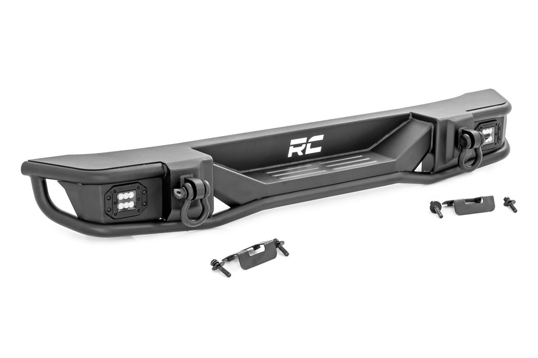 Rough Country Rear Bumper Tubular compatible with Jeep Wrangler Jk (2007-2018) 10649