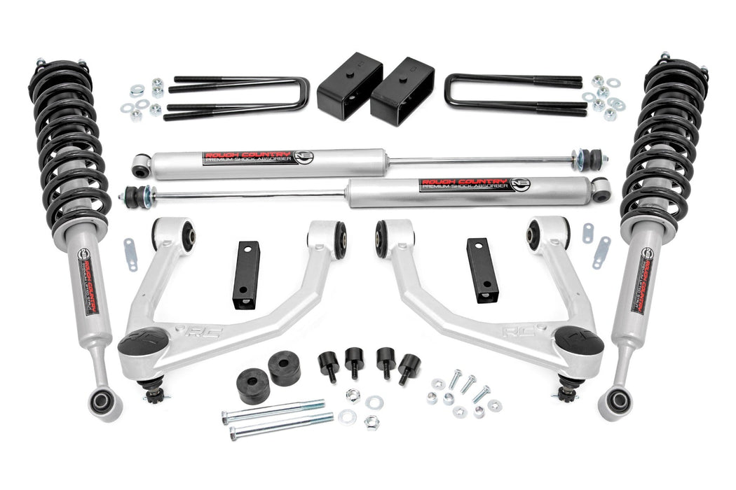 Rough Country 3.5 Inch Lift Kit N3 Struts Fits toyotaTundra 2WD/4WD (2007-2021)