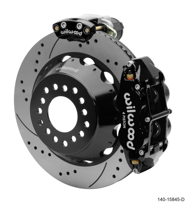 Wilwood Narrow Superlite 4R Rear P-Brk Kit 14.00in Rotor Big Ford New Style 2.50in Offset SRP 140-15845-D