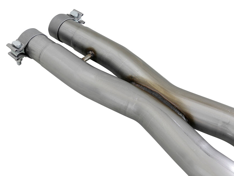 aFe MACH Force-Xp 2-1/2in 304 SS Cat-Back Exhaust 15-19 Compatible with Dodge Challenger V6-3.6L Polished Tip 49-32067-P