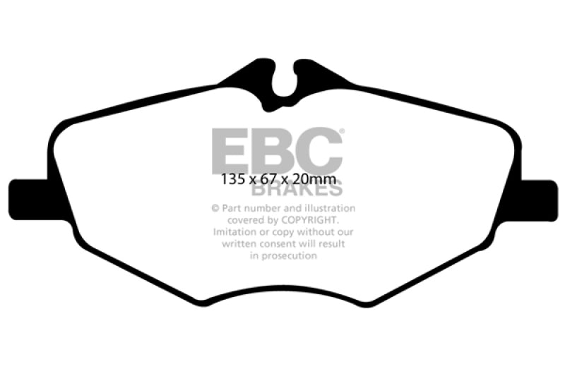 EBC 06-09 Mercedes-Benz E320 3.0 TD Ultimax2 Front Brake Pads UD987