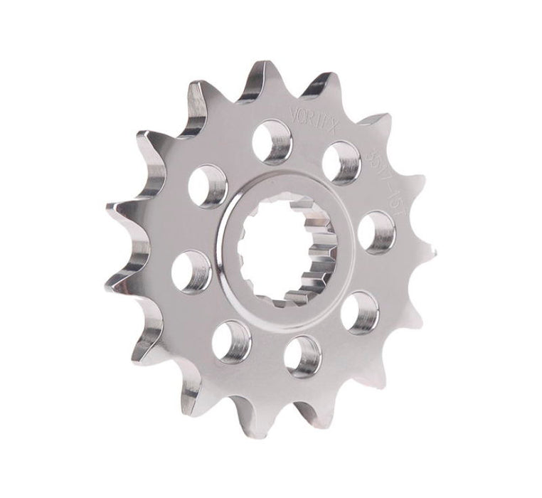 Vortex Racing Steel Front Sprocket 530 16 Tooth- Silver 3521-16