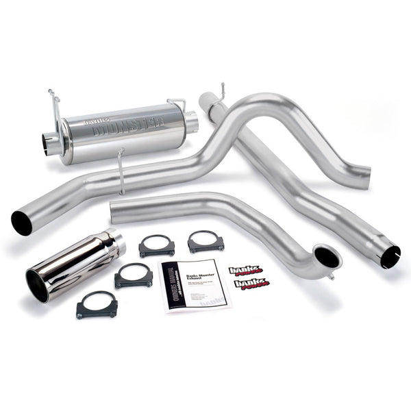 Banks Power 99-03 Ford 7.3L Monster Exhaust System SS Single Exhaust w/ Chrome Tip 48656