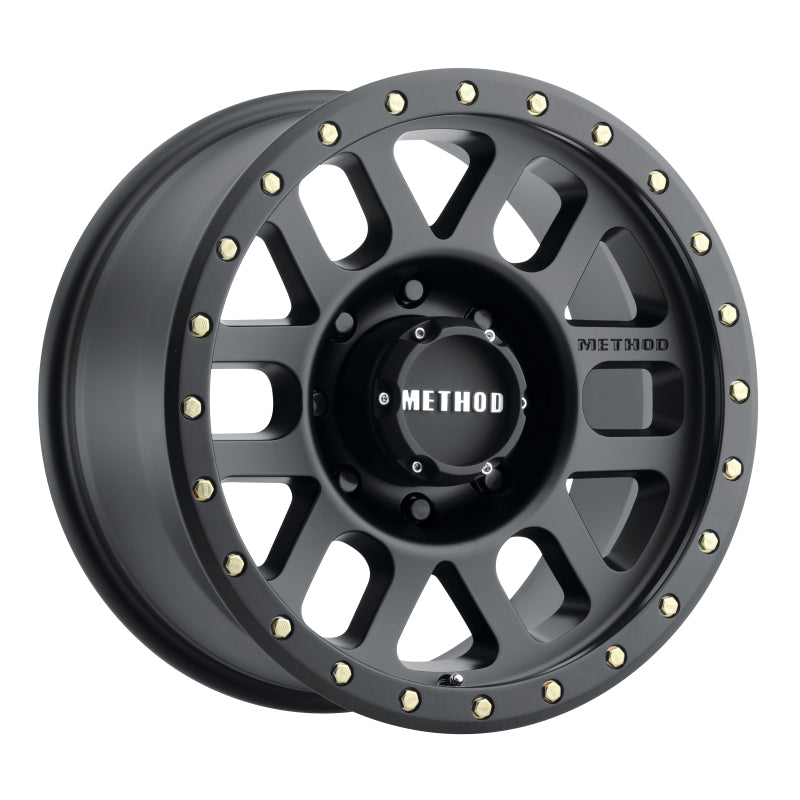 Method MR309 Grid 18x9 0mm Offset 8x180 130.81mm CB Matte Black Wheel MR30989088500