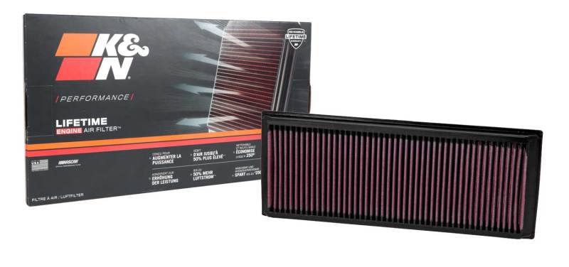 K&N 05-10 VW Jetta/Passat / 07-10 Tiguan / 09-10 GTi / 06-09 EOS Drop In Air Filter 33-2865