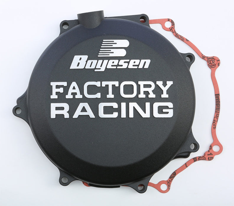 Boyesen CC-18B Black 'Factory Racing' Clutch Cover, one size