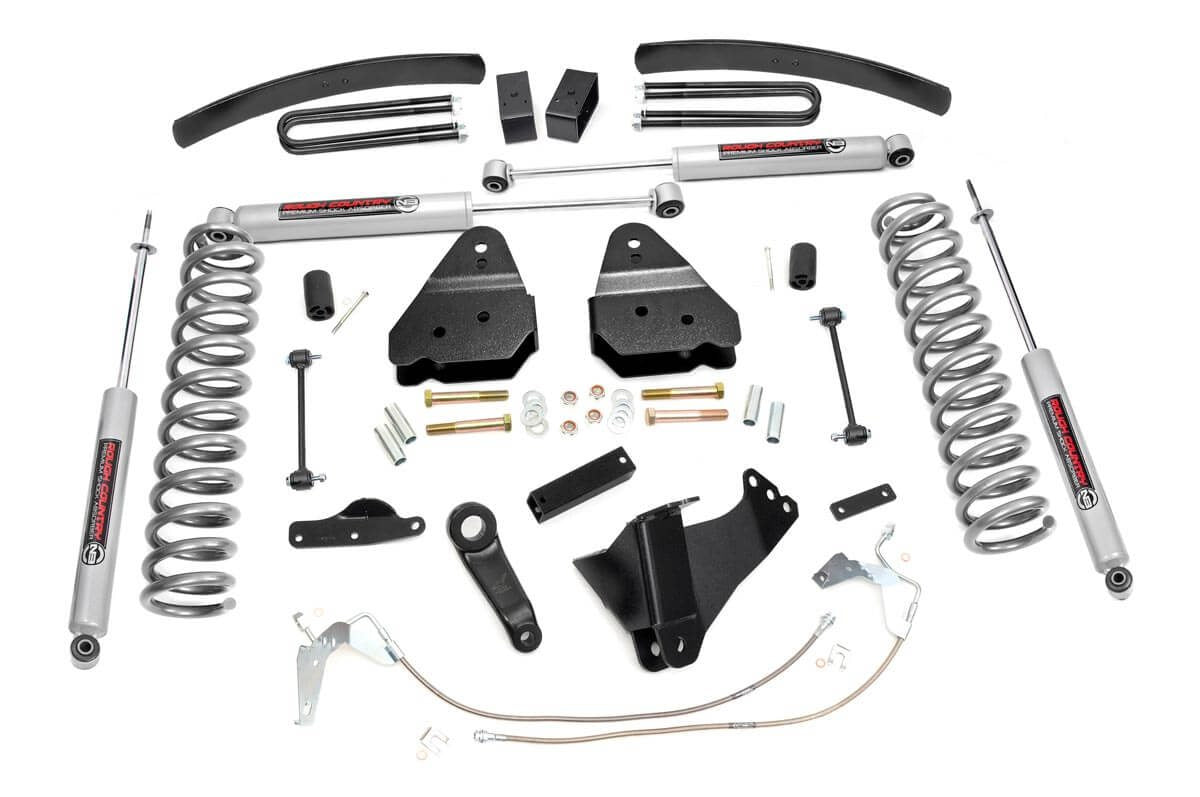 Rough Country 6 Inch Lift Kit Gas Fits Ford F-250/F-350 Super Duty 4WD (2008-2010) 597.20