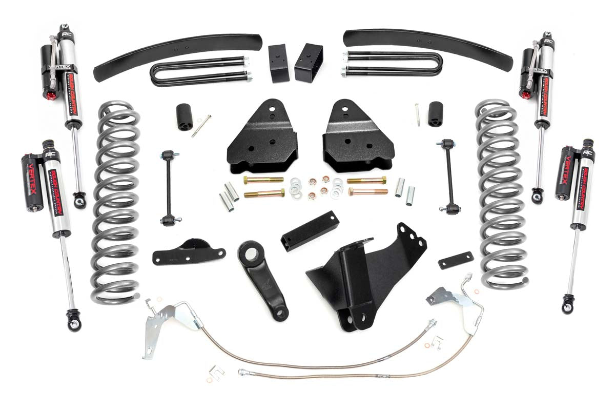 Rough Country 6 Inch Lift Kit Gas Vertex Fits Ford F-250/F-350 Super Duty (08-10) 59750