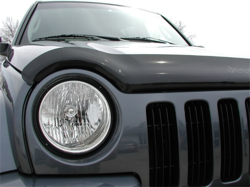 Stampede 2008-2014 compatible with Jeep Liberty Vigilante Premium Hood Protector Smoke 2912-2