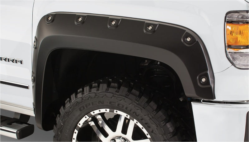 Bushwacker 16-18 GMC Sierra 1500 Boss Pocket Style Flares 2pc Black 40151-02