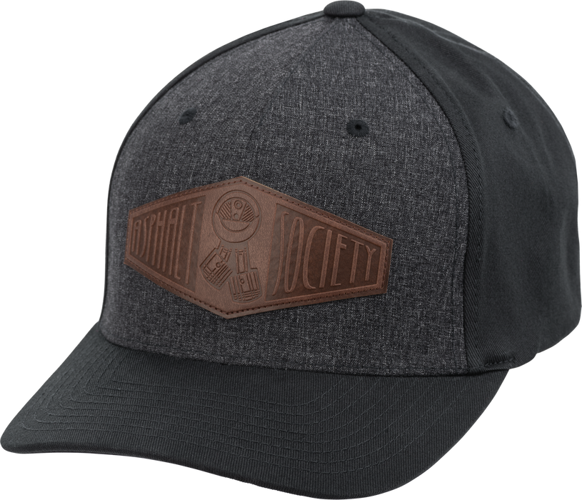 Highway 21 Asphalt Society Hat (Black/Brown, Small)