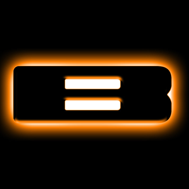 ORACLE Lighting Universal Illuminated LED Letter Badges Matte Blk Surface Finish B SEE WARRANTY 3141-B-005
