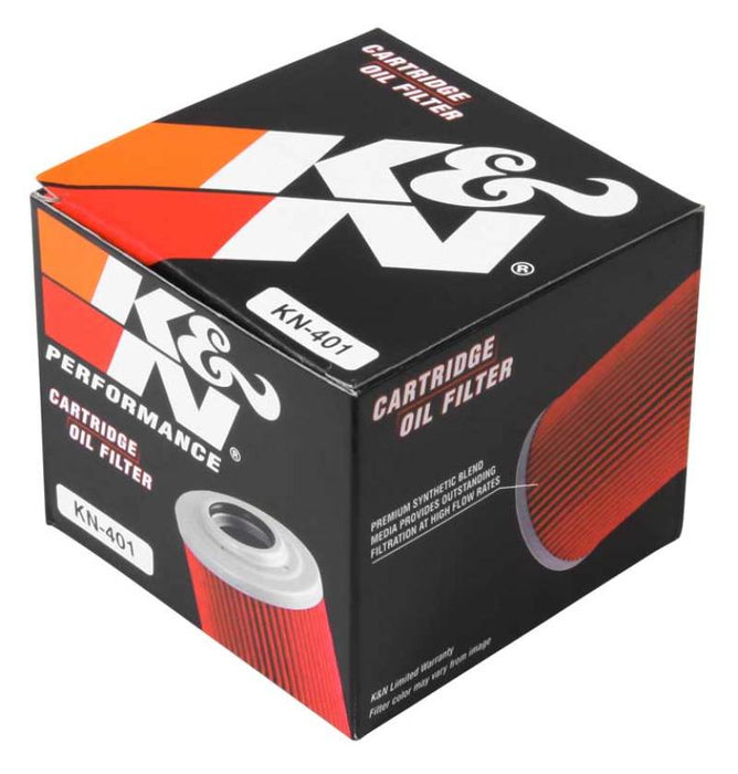 K&N Motorcycle Oil Filter: High Performance, Premium, Designed to be used with Synthetic or Conventional Oils: Fits Select Kawasaki Vehicles, KN-401