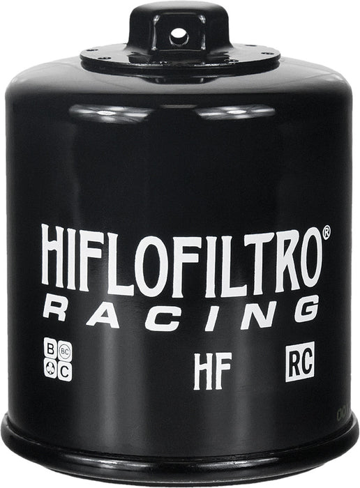 HiFloFiltro HF138RC Black RC High Performance Premium Oil Filter, Single