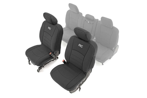 Rough Country Seat CoversBucket Seats Fr Fits RAM 1500 2WD/4WD (2019-2023) 91040