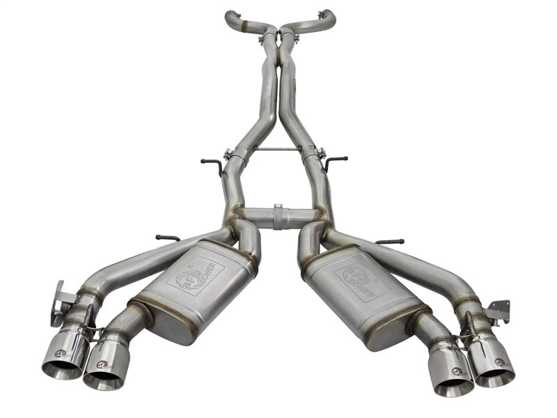 aFe MACHForce XP 3in 304 Stainless Steel Cat-Back Exhaust 16-17 Chevy Camaro SS V8-6.2L 49-34069-P