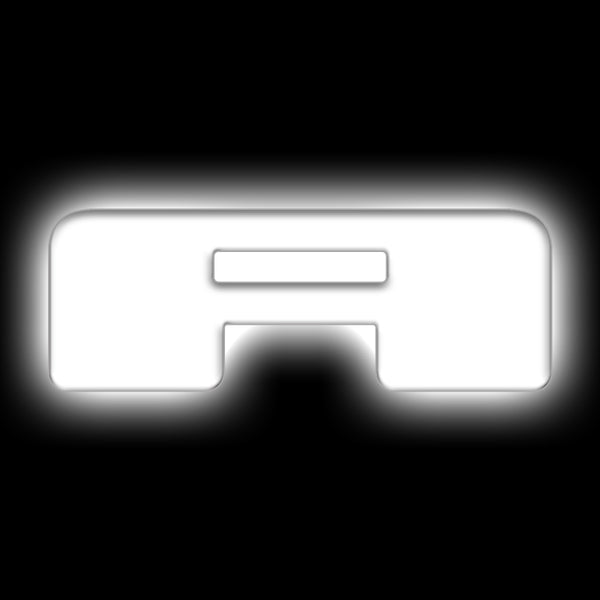 ORACLE Lighting Universal Illuminated LED Letter Badges Matte Wht Surface Finish A SEE WARRANTY 3140-A-001