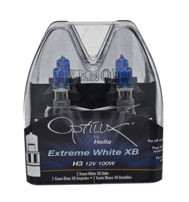 Hella Optilux H3 12V / 100W Xenon White XB Light Bulb H71070181