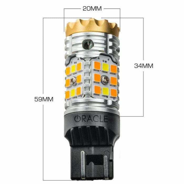 Oracle 7443-CK LED Switchback High Output Can-Bus LED Bulbs Amber/White Switchback SEE WARRANTY 5111-023