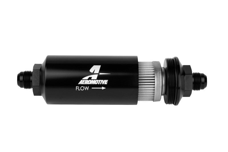 Aeromotive In-Line Filter (AN -08 Male) 100 Micron Stainless Steel Element 12379