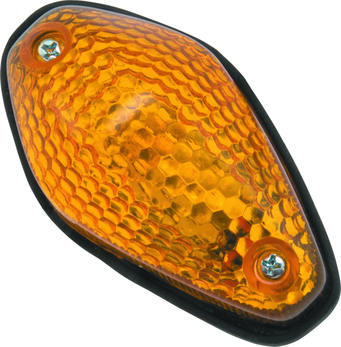 BikeMaster Universal Teardrop Marker Light Amber 268058