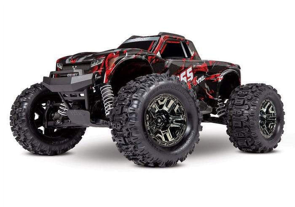 Traxxas 90076-4-Sred Hoss 4X4 Vxl: 1/10 Scale Monster Truck 90076-4-SRED