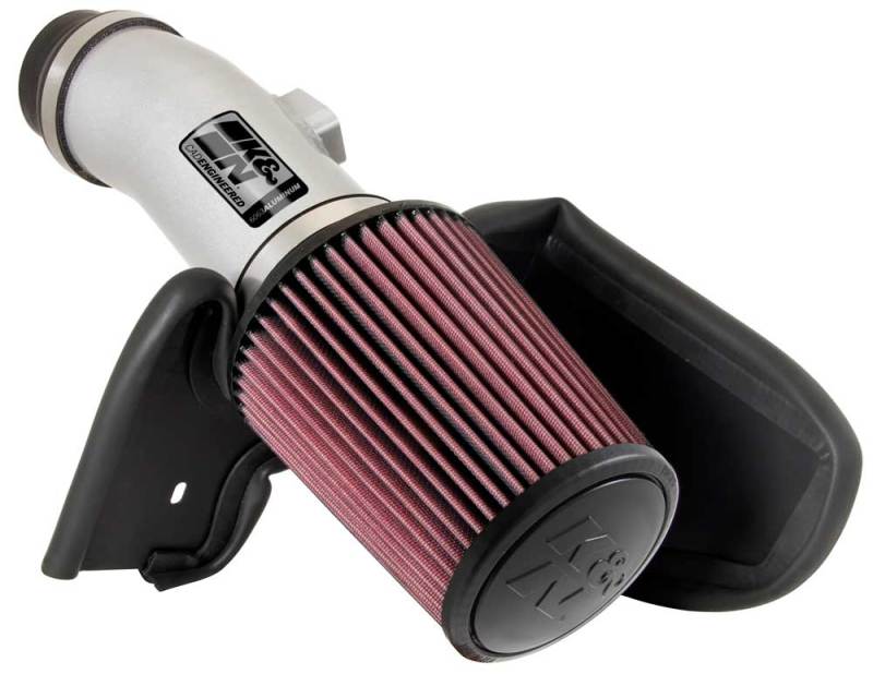 K&N 08 Honda Accord 3.5L-V6 Silver Typhoon Short Ram Intake 69-1210TS