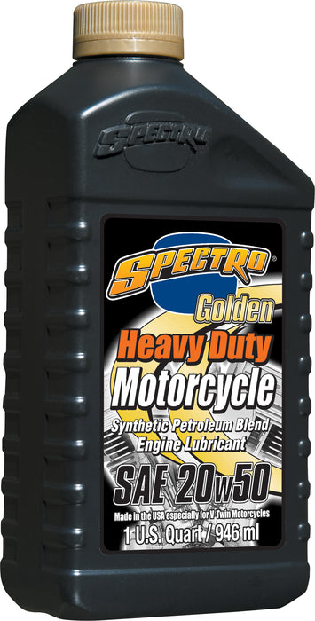 Spectro R.HDG25 Heavy Duty Golden Semi-Synthetic 20w50, 1 Quart