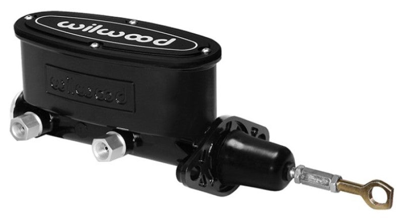 Wilwood High Volume Tandem M/C 15/16in Bore Black-W/Pushrod Early Mustang 260-14157-BK