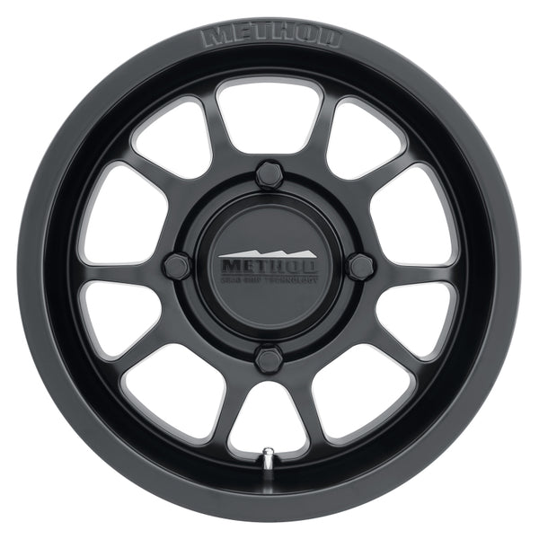Method MR409 Bead Grip 15x8 / 4+4/0mm Offset / 4x136 / 106.25mm CB Matte Black Wheel MR40958047544