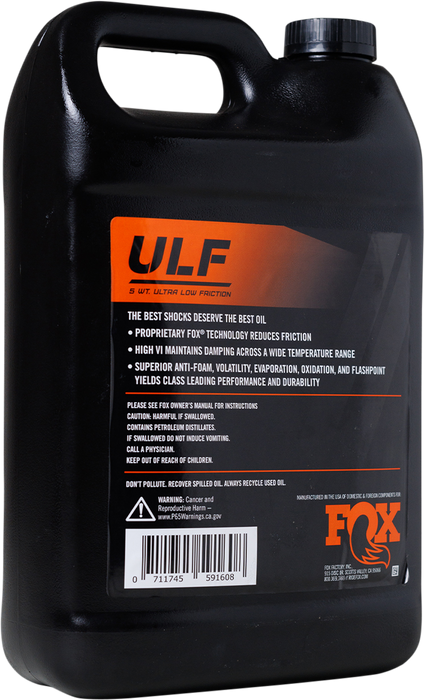FOX Suspension Ulf Oil 5Wt 1Gal 025-06-010