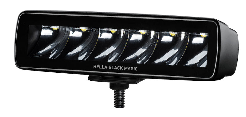 Hella Universal Black Magic 6 L.E.D. Mini Light Bar Spot Beam 358176211