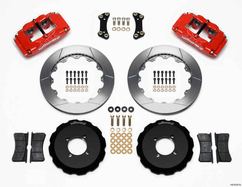 Wilwood FSLI4 Front Hat Kit 13.00in Red 2003-05 Scion xA xB 140-8335-R