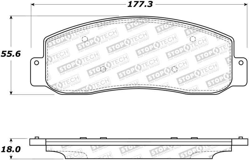 StopTech Street Brake Pads 308.1069