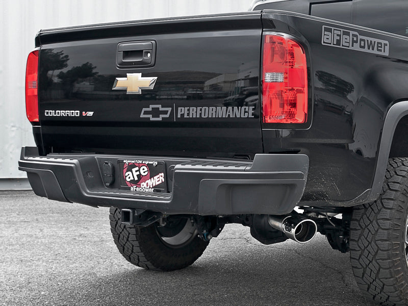 aFe MACH Force-Xp 3.0in 304 SS Cat-Back Exhaust w/ Polished Tip 17-18 GM Colorado/Canyon 49-44097-P