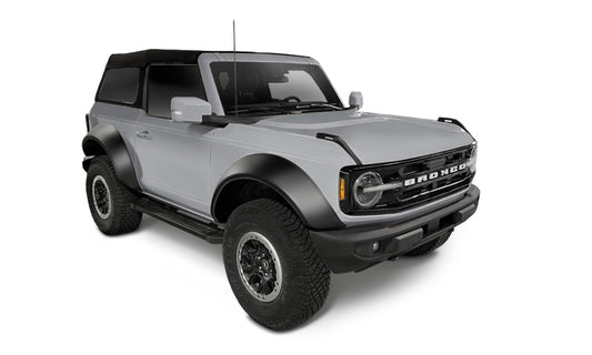 Bushwacker 21-22 Ford Bronco (2 Door) Extend-A-Fender Style Fender Flares 4pc Smooth 20966-02