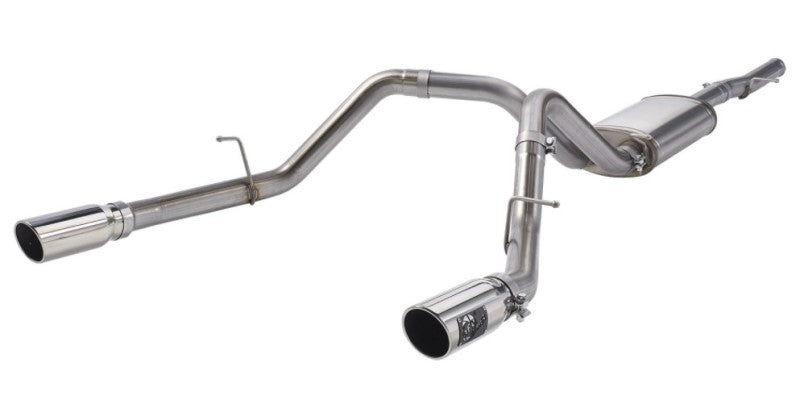 aFe Apollo GT Series 3 IN 409 SS Cat-Back Exhaust System w/ Polish Tip GM Sierra 1500 09-18 49-44111-P